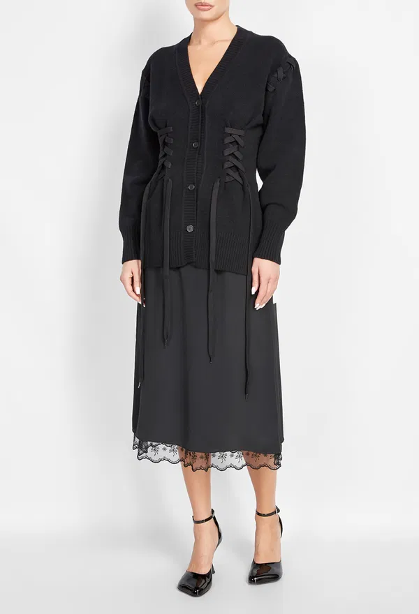 Шерстяной кардиган Simone Rocha LMK13 226/9H2 Купить