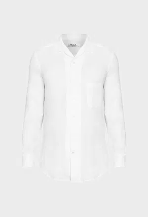 Льняная рубашка Loro Piana FAF2545 125/9B1 Купить