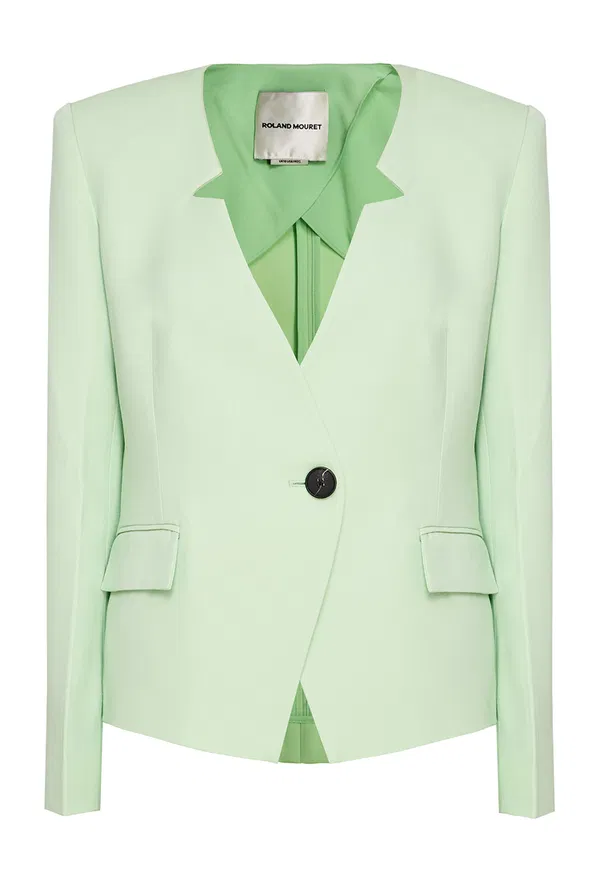 Шерстяной жакет Roland Mouret SS23005JG 123/9H4 качество