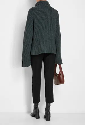 Кашемировый свитер Khaite 27484 8183600 405 FOREST GREEN 219 в Украине