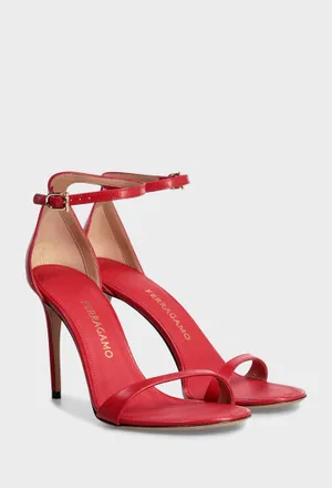 Кожаные босоножки FERRAGAMO 01L325 126/0A9 Цена