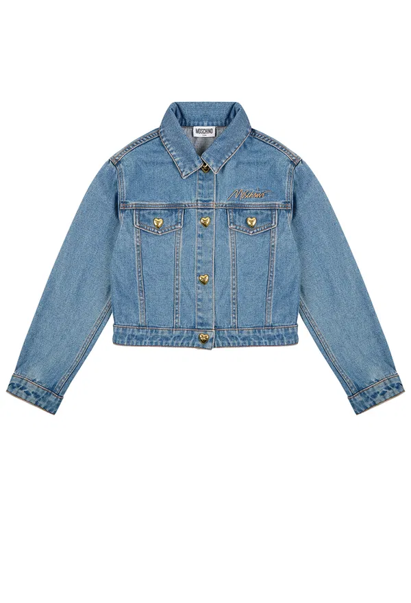 Джинсова куртка Moschino HDS04I 124/98 - фото №2 Джинсова куртка Moschino HDS04I 124/98 Ціна