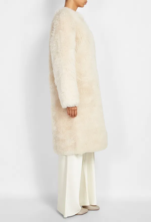 Пальто из овечьей кожи с мехом ALMADA LABEL 6574 226/3AE в Украине