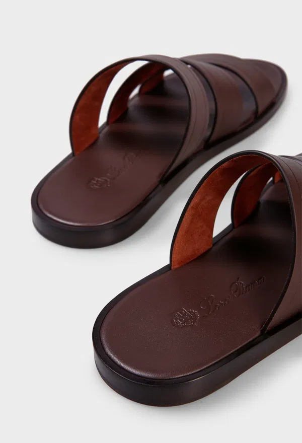 Шкіряні шльопанці NAHA SEALWALK Loro Piana FAN8776 124/0A3 оригінал