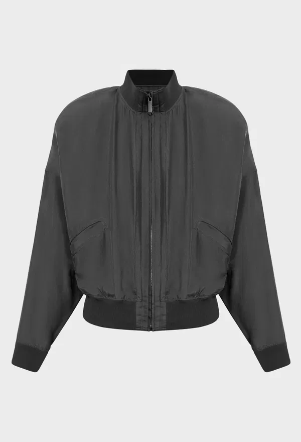 Шелковый бомбер Gucci 874134 226/9C2 Купить