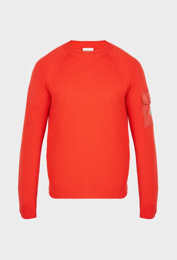 Шерстяной свитер Moncler K20919C00012 225/9H9 Купить