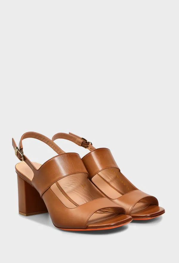 Шкіряні босоніжки Santoni 72250 126/0A3 Ціна