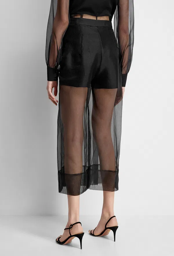 Шелковые брюки CUSHNIE 420507 120/9C2 оригинал