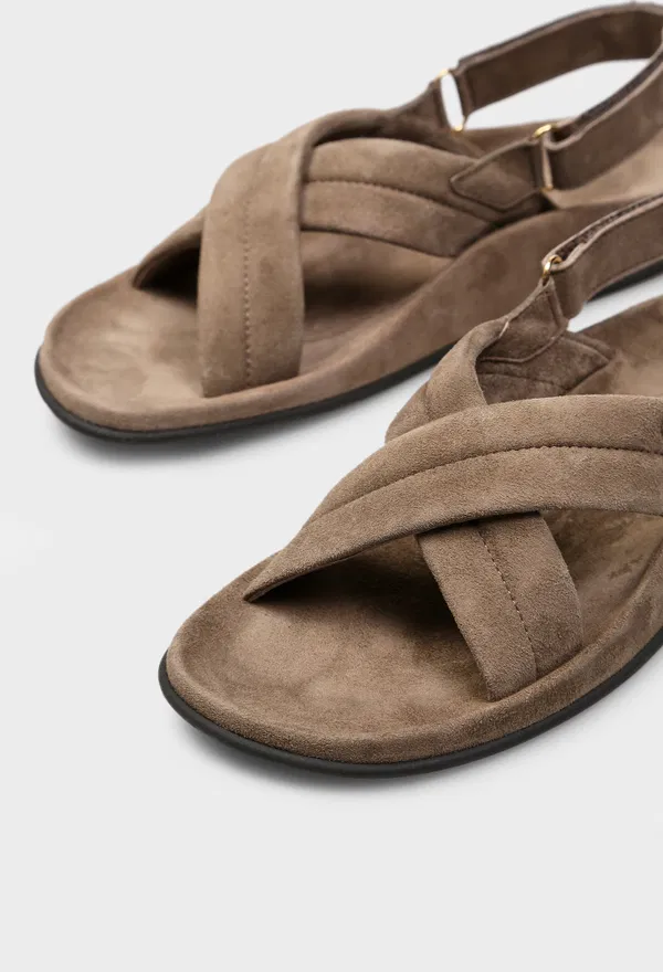 Замшевые сандали HECTOR SANDAL Loro Piana FAQ9938 126/0D3 в Украине
