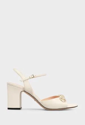 Кожаные босоножки HORSEBIT Gucci 812292 126/0AE Купить