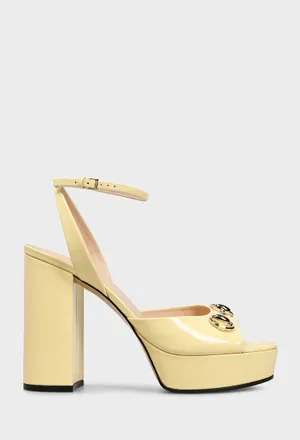 Кожаные босоножки HORSEBIT Gucci 795224 126/0BJ Купить