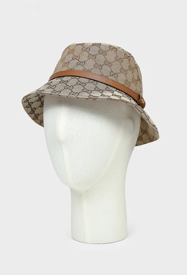 Женская коричневая панама Gucci 847739 126/9G3 Купить