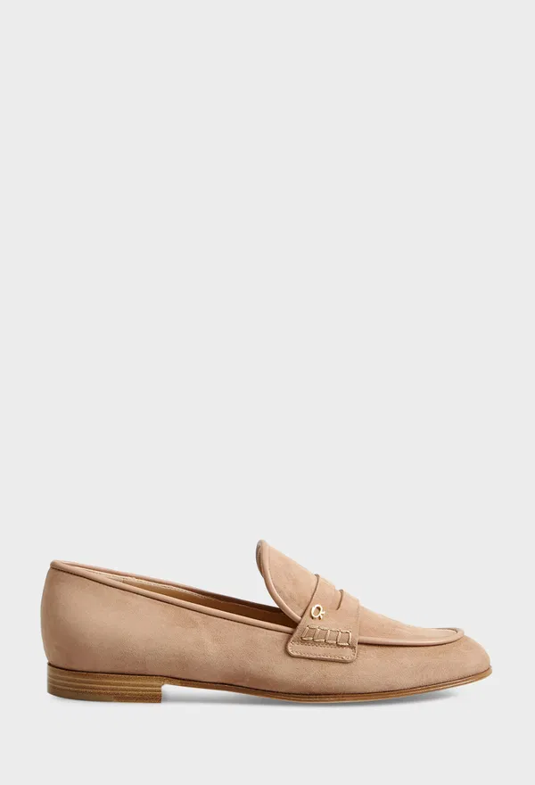 Замшевые лоферы Gianvito Rossi G25378 124/0DR онлайн