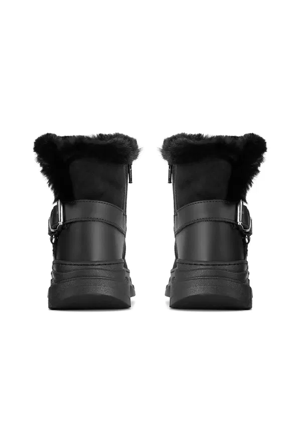 Шкіряні черевики з хутром Florens F0893  220/02c в Україні