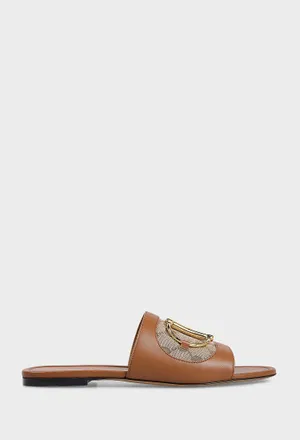Шкіряні шльопанці HORSEBIT Gucci 834427 225/1I3 Купити