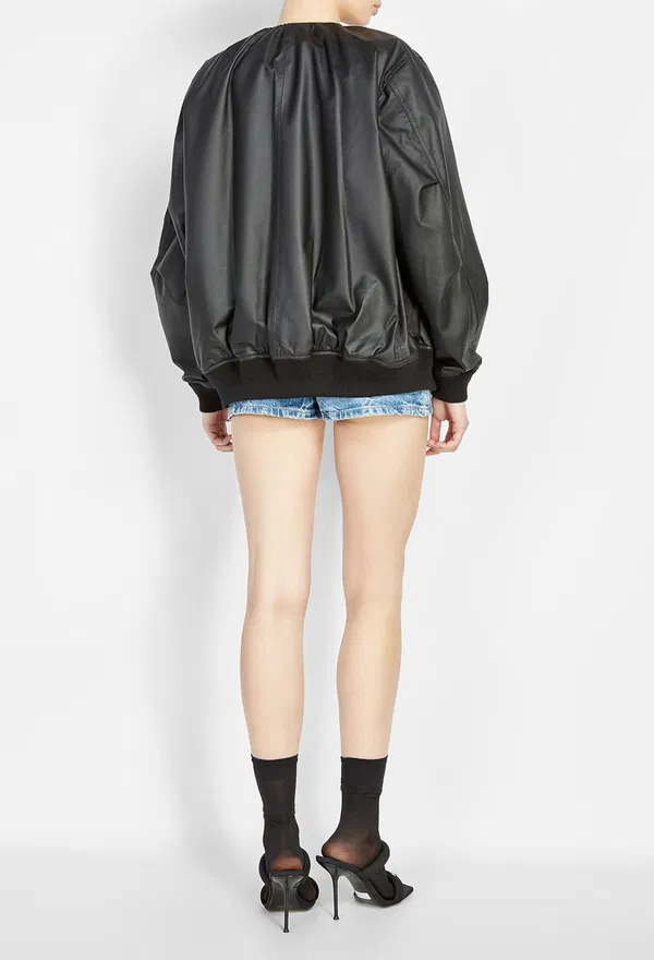 Кожаный бомбер alexanderwang 1WC3262780 226/0A2 в Украине