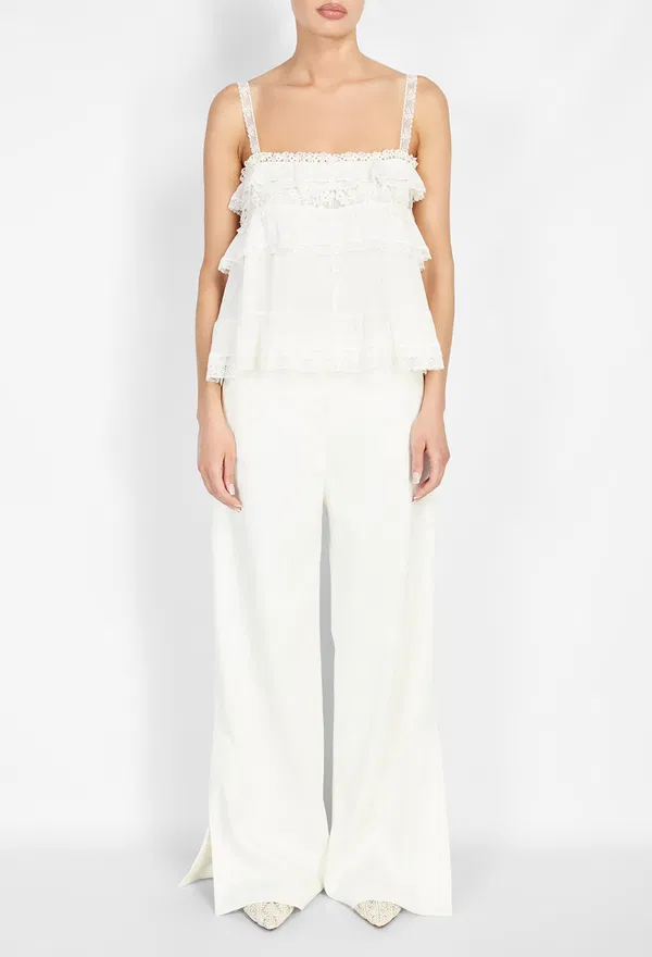 Льняные брюки Alberta Ferretti A0304 126/9B1 Купить