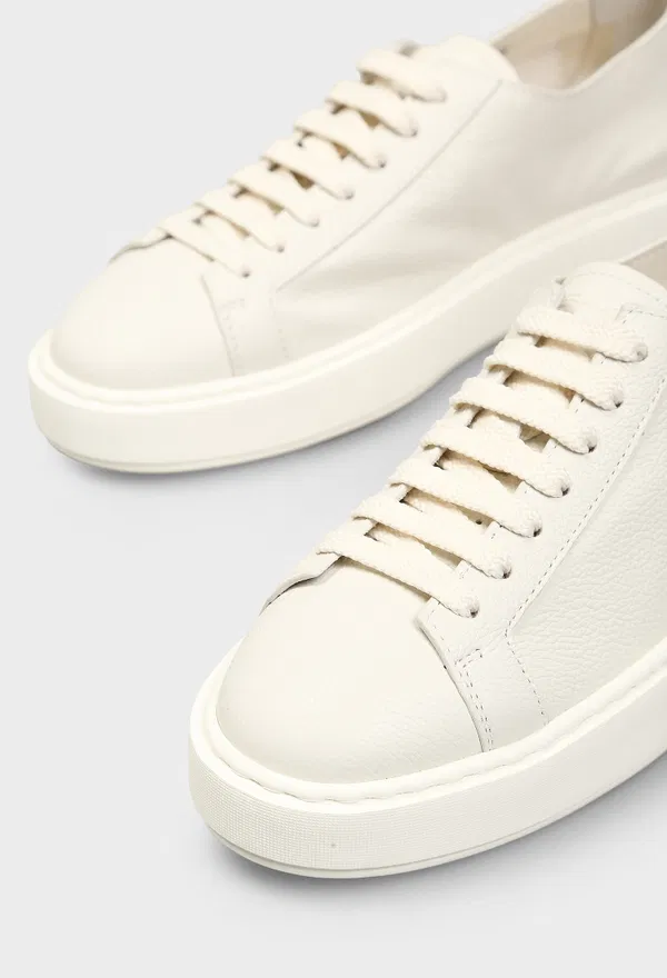 Кожаные кеды Santoni 61322 126/0A1 в Украине