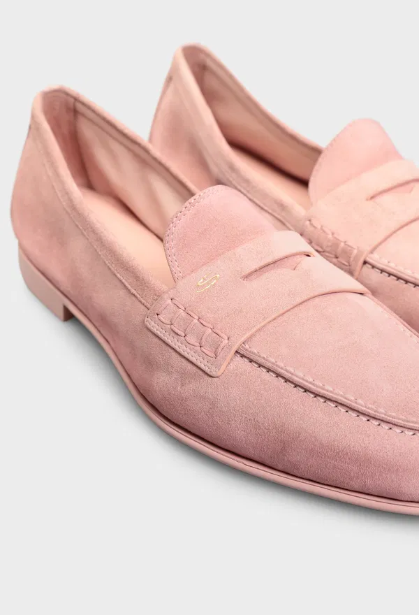 Замшевые лоферы Santoni 72025 126/0DR в Украине