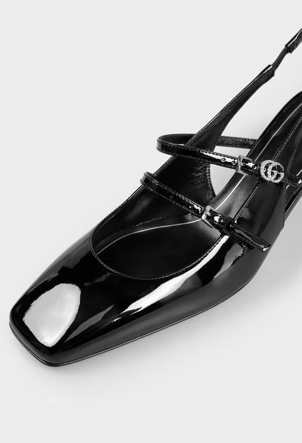Кожаные слингбеки GG Gucci 832474 225/0B2 в Украине