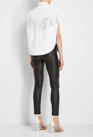 Шкіряний жилет MM6 Maison Margiela AN0036 220/0A1 в Україні