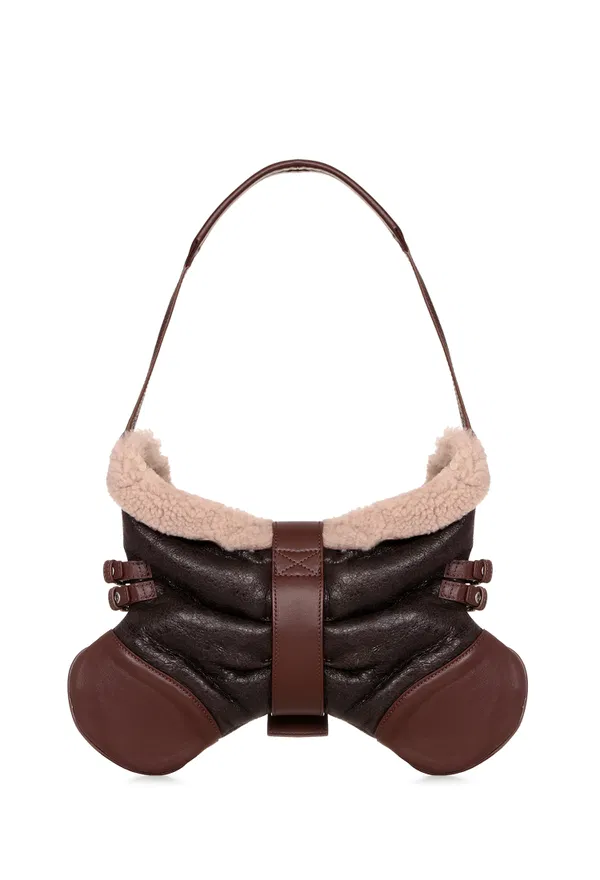 Кожаная сумка Shearling Blumarine W004A 223/0A3 Цена