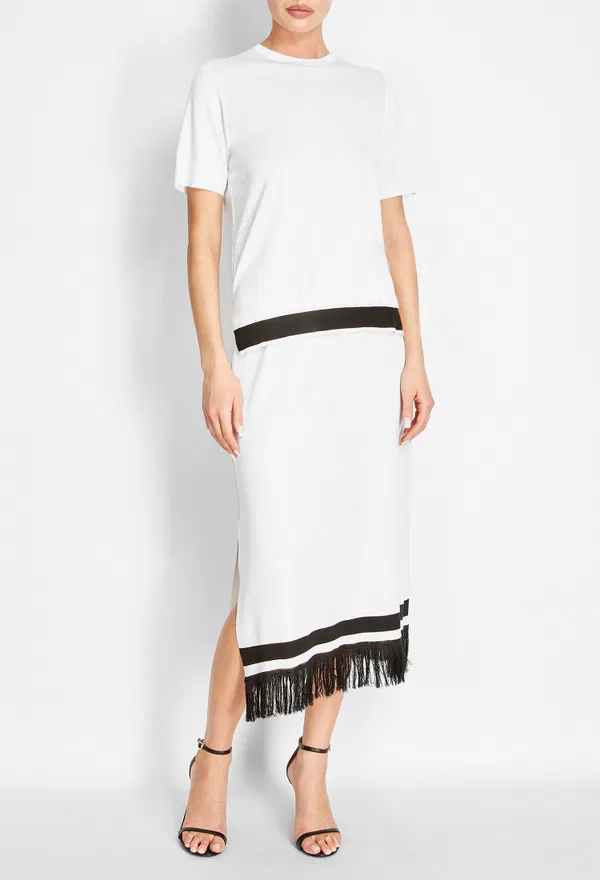 Шовковий топ FERRAGAMO 13I075 126/9C1 Ціна