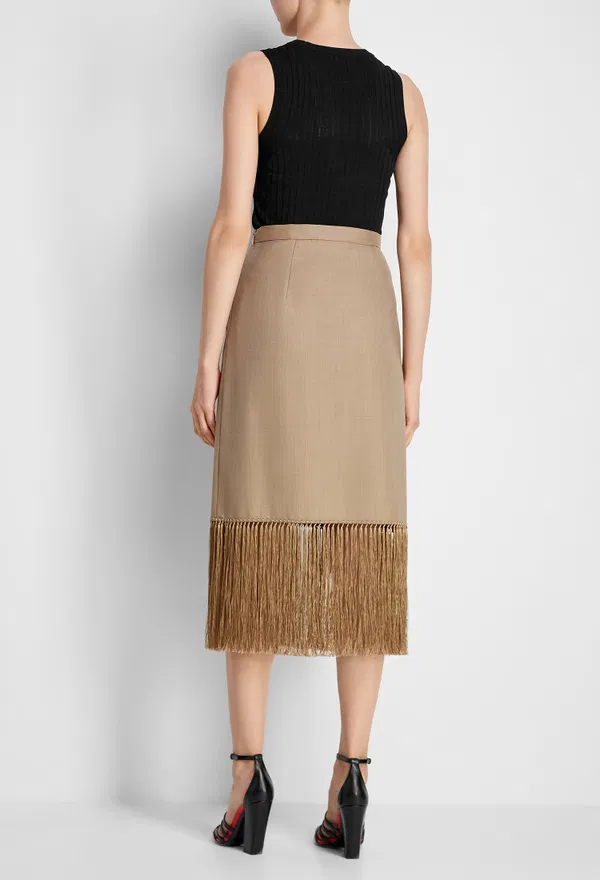 Вовняна спідниця Burberry 564517 120/9H6 в Україні
