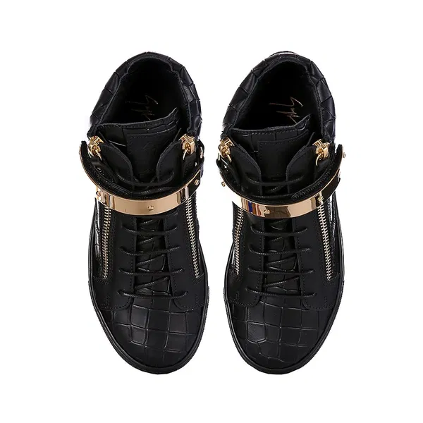 Кожаные кеды	 Giuseppe Zanotti SBI65  118/02 оригинал