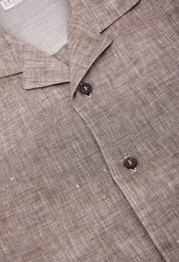Лляна сорочка Brunello Cucinelli 4C321  125/93k в Україні
