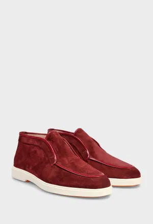 Замшевые дезерты Santoni 71789 225/0D5 Цена