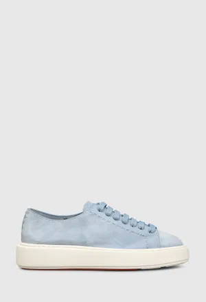 Замшевые кеды Santoni 61355 126/0DG Купить