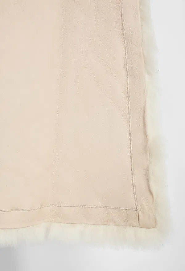 Пальто из овечьей кожи с мехом ALMADA LABEL 6574 226/3AE интернет-магазин