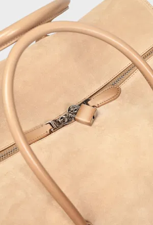 Замшевая дорожная сумка Santoni A2905 126/0D6 оригинал