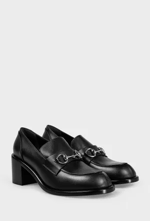 Кожаные лоферы HORSEBIT Gucci 835820 225/0A2 Цена