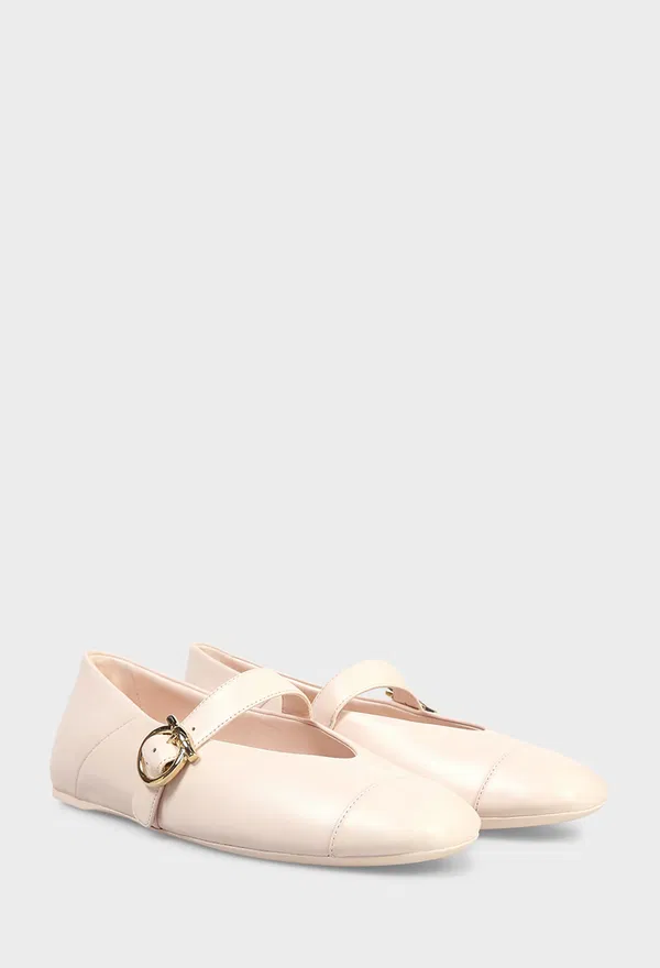 Кожаные балетки NENA FERRAGAMO 01J947 126/0AP Цена