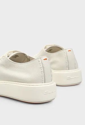 Кожаные кеды Santoni 61355 126/0AE оригинал