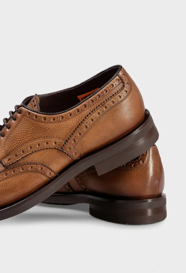 Кожаные дерби Santoni 15761 225/0A3 оригинал
