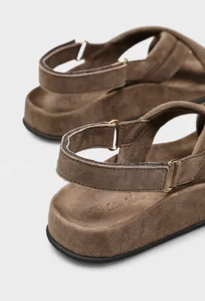 Замшевые сандали HECTOR SANDAL Loro Piana FAQ9938 126/0D3 оригинал