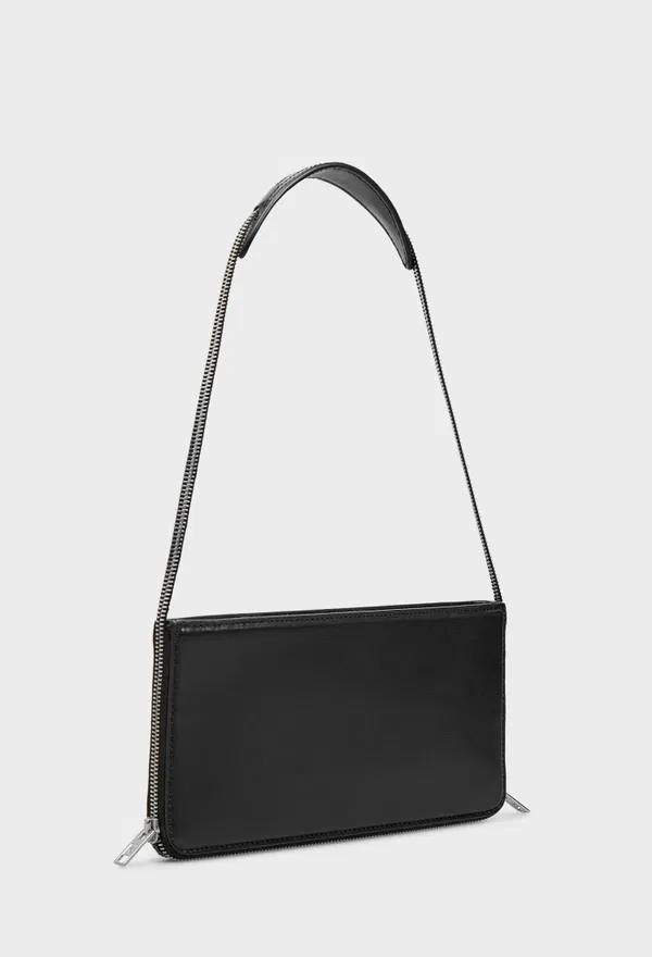 Женская черная кожаная сумка alexanderwang 20226P70L 226/0A2 Цена