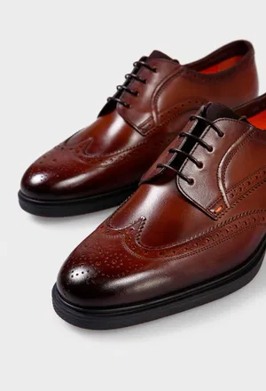 Кожаные дерби Santoni 19033 126/0A3 в Украине