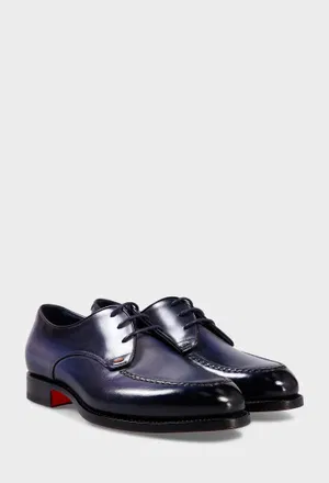 Кожаные дерби Santoni 18999 126/0AQ Цена