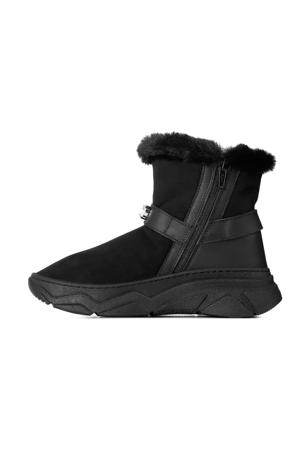 Шкіряні черевики з хутром Florens F0893  220/02c Ціна