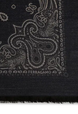 Вовняний шарф FERRAGAMO 520193 226/9CQ Ціна