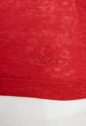 Льняная футболка Loro Piana FAM8107 126/9B9 фото