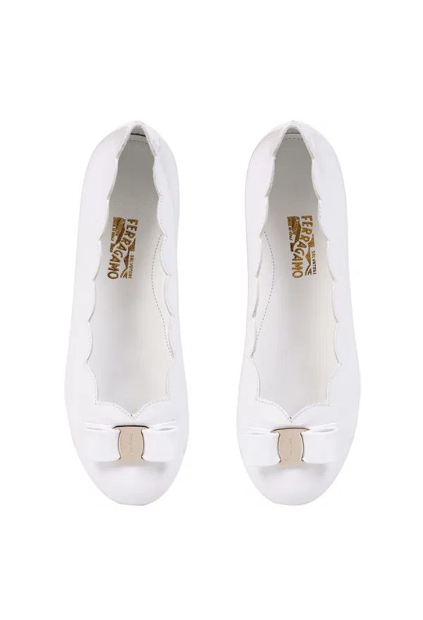 Шкіряні балетки FERRAGAMO 810248 220/21 оригінал