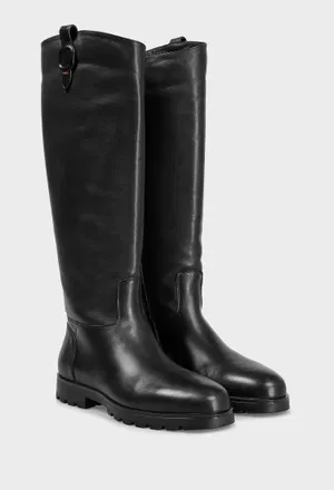 Кожаные сапоги Santoni 71713 225/0A2 Цена