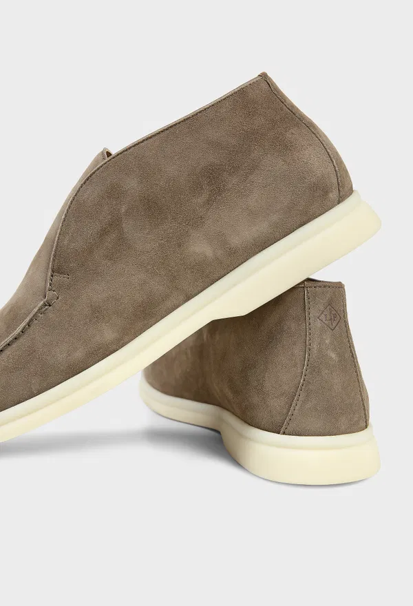 Мужские замшевые ботинки OPEN WALK ANKLE BOOT Loro Piana FAE9959 226/0DL оригинал