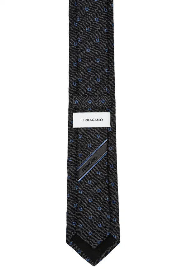Шерстяной галстук FERRAGAMO 351359 126/9HX Цена