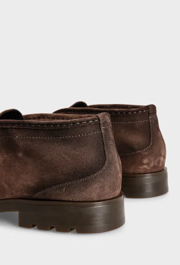 Замшеві дезерти з хутром Santoni 18891 224/0DWM оригінал